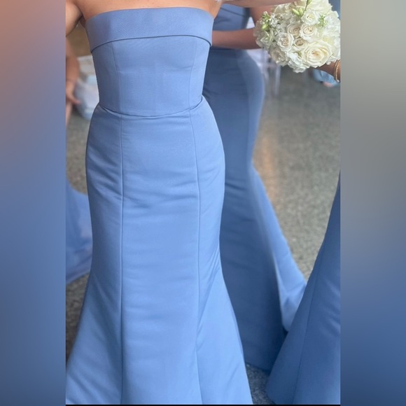 Amsale Jaylin Dusk Strapless Dress - Picture 2 of 4